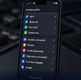Configuración de celular